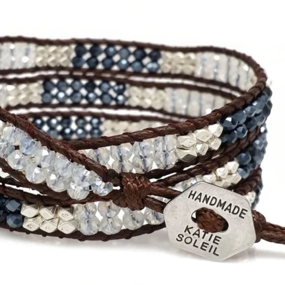 New Handmade 3 Wraps Bracelet - Picture 1 of 6